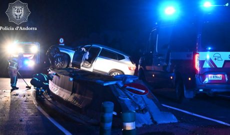 El vehicle accidentat que conduïa l'home que va donar positiu amb una taxa de 2,41
