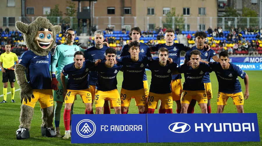 L'11 inicial del conjunt tricolor aquest divendres (FC Andorra)