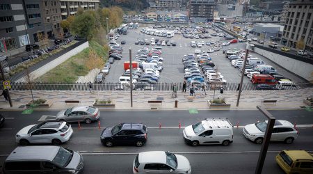 L'aparcament de Prada Casadet