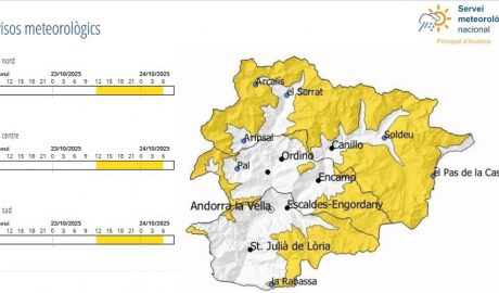 Avís groc per a aquest dijous