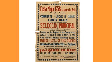 Imatge del cartell que haurà de ser sotmès a restauració