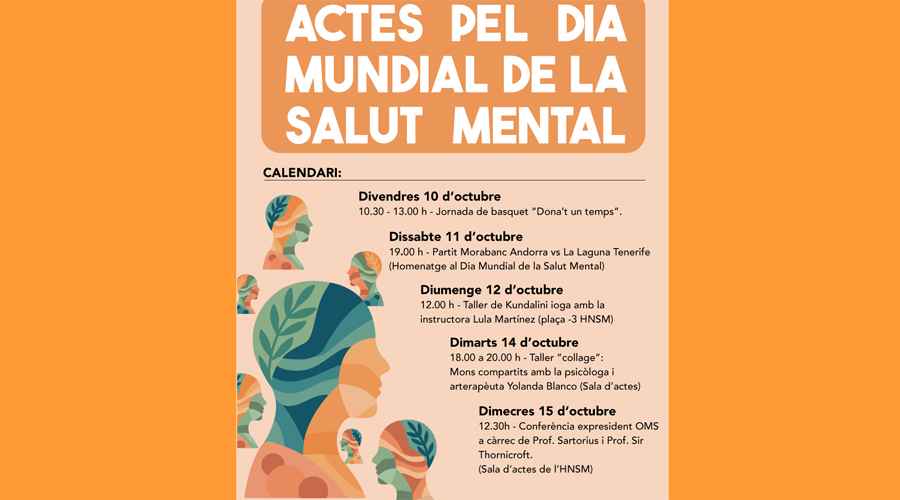 Actes amb motiu del Dia Mundial de la Salut Mental