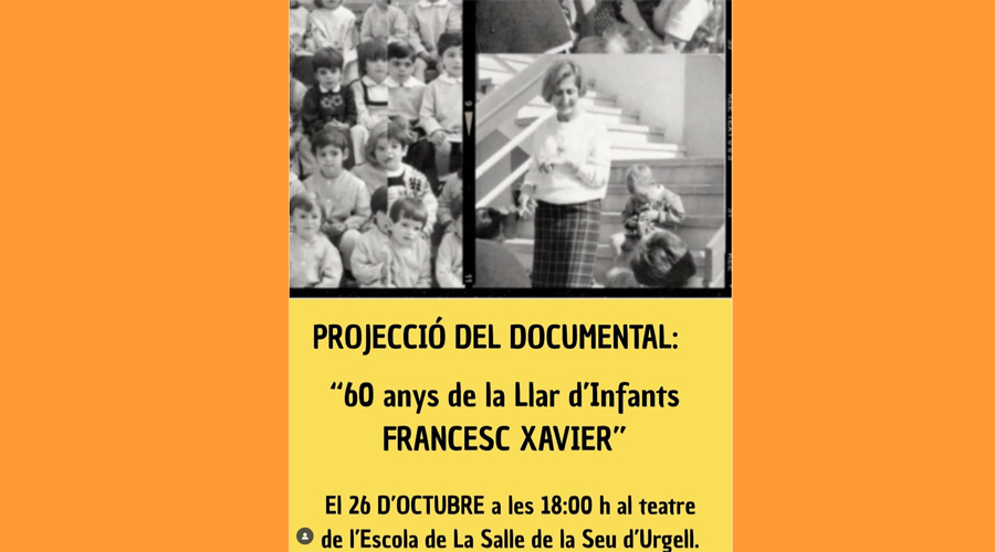 Documental sobre el 60è aniversari de la Llar d'Infants Francesc Xavier