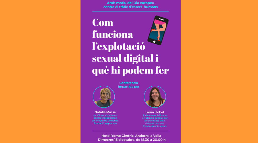 Cartell anunciant la conferència de dimecres (SFGA)