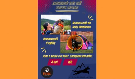 Cartell anunciant la inauguració del club