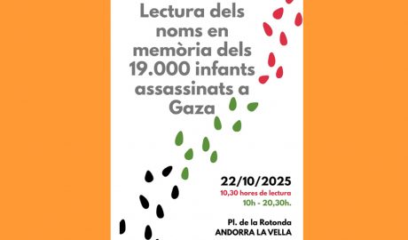 Cartell anunciador de l'acció ciutadana de dimecres