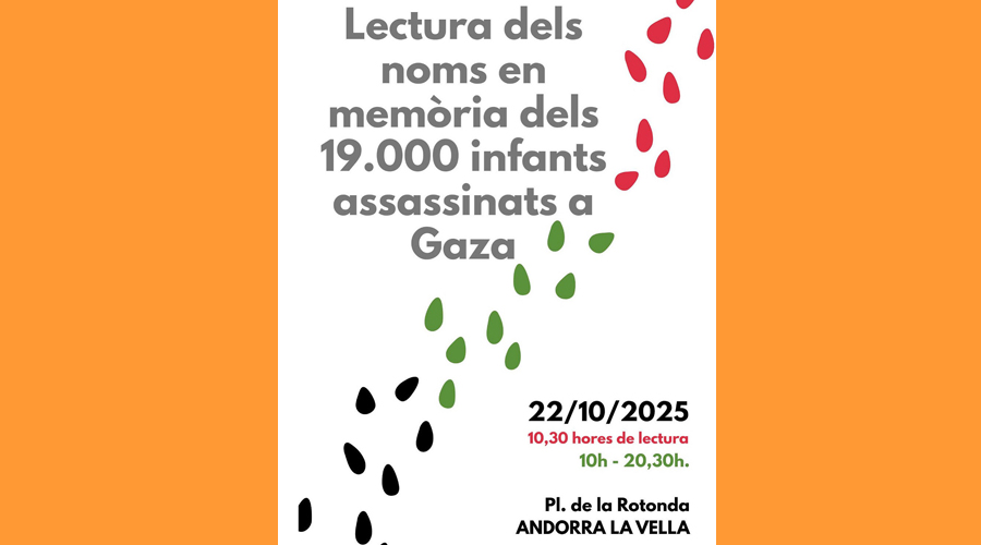 Cartell anunciador de l'acció ciutadana de dimecres