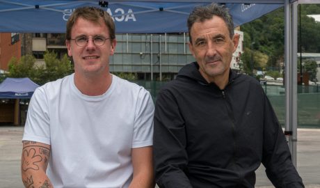 Joel Capdevila, responsable tècnic de la Comissió Esportiva, i Toti Sasplugas, secretari general de l'ACA Club