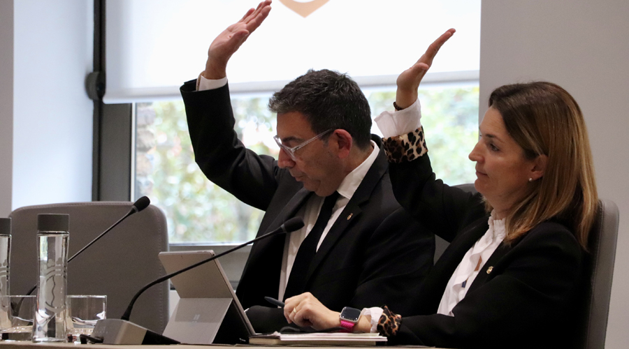 Els consellers comunals demòcrates, Miquel Canturri i Rosa Maria Sabaté (Demòcrates d'Andorra la Vella)