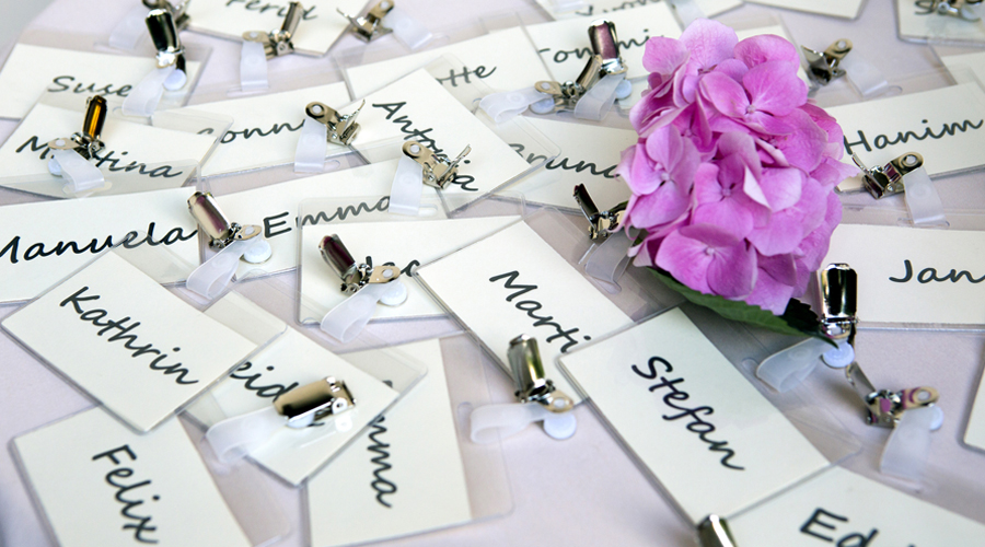 Noms de persona escrits en etiquetes (Getty Images)