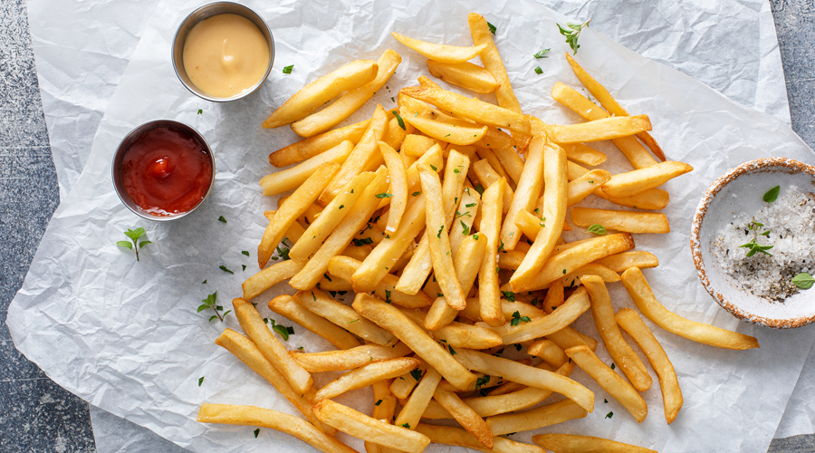 Una bona ració de patates fregides