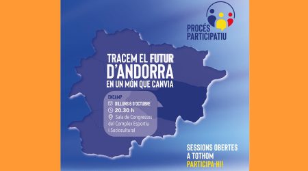 Cartell anunciant la sessió a Encamp