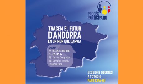 Cartell anunciant la sessió a Encamp