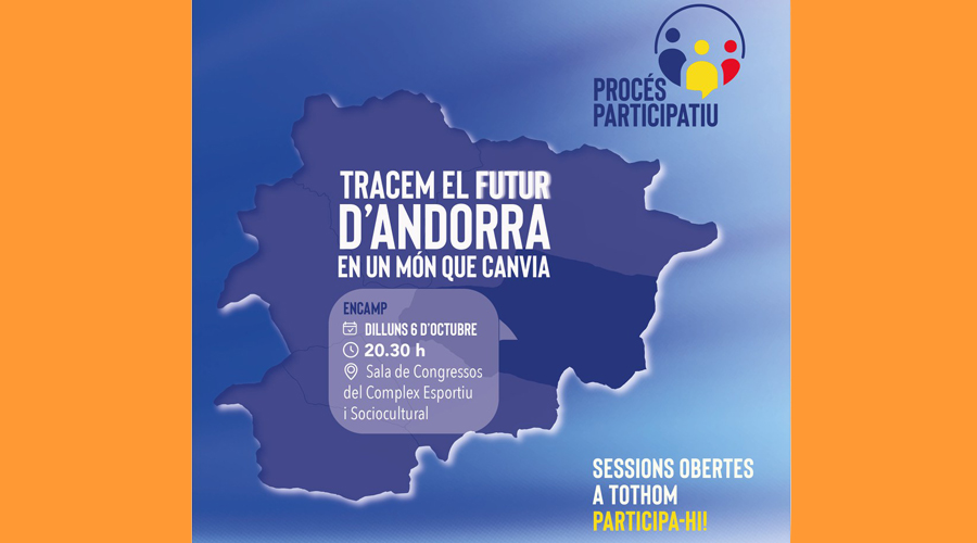 Cartell anunciant la sessió a Encamp