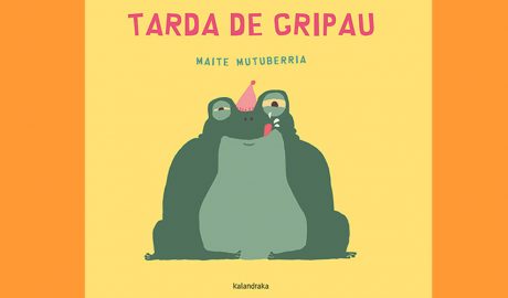 Coberta del llibre infantil "Tarda de gripau)