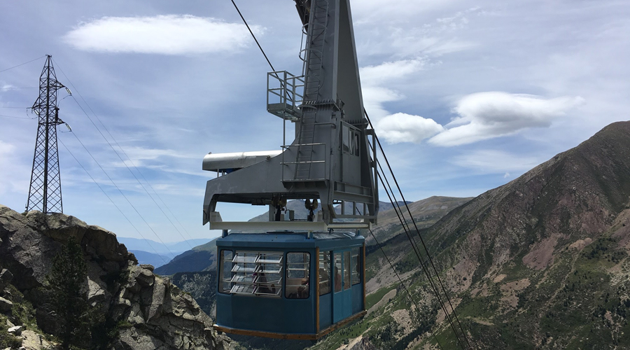 Telefèric d'Estany Gento (Foto: Endesa / arxiu)