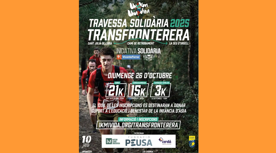 Cartell de la Travessa Solidària Transfronterera