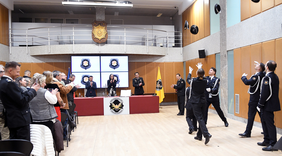 Els nous agents penitenciaris, aquest divendres (SFGA)