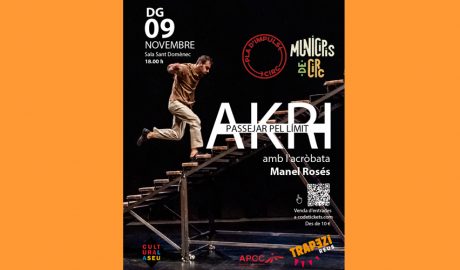 Cartell anunciant l'espectacle de Manel Rosés