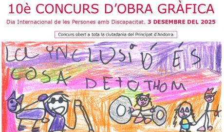 Cartell del 10è concurs de dibuix Obra Gràfica