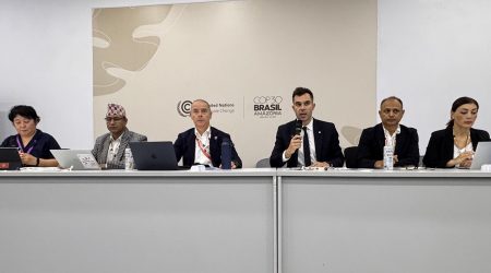 El secretari d'Estat, David Forné, en la seva estada de treball al Brasil