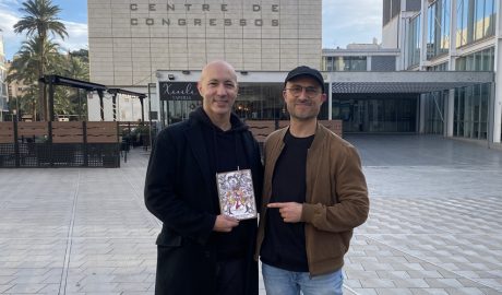 Els dos directors del curtmetratge "El mal donat"