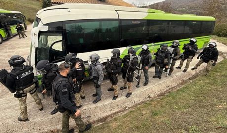 Els membres dels diferents cossos policials durant les jornades d'intercanvi al País Basc