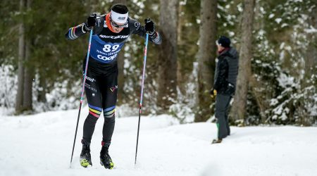 Irineu Esteve, als 15km mass start en clàssic del Tour d'Ski