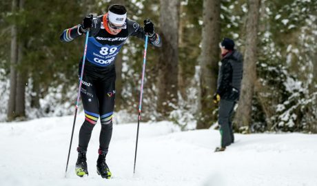 Irineu Esteve, als 15km mass start en clàssic del Tour d'Ski
