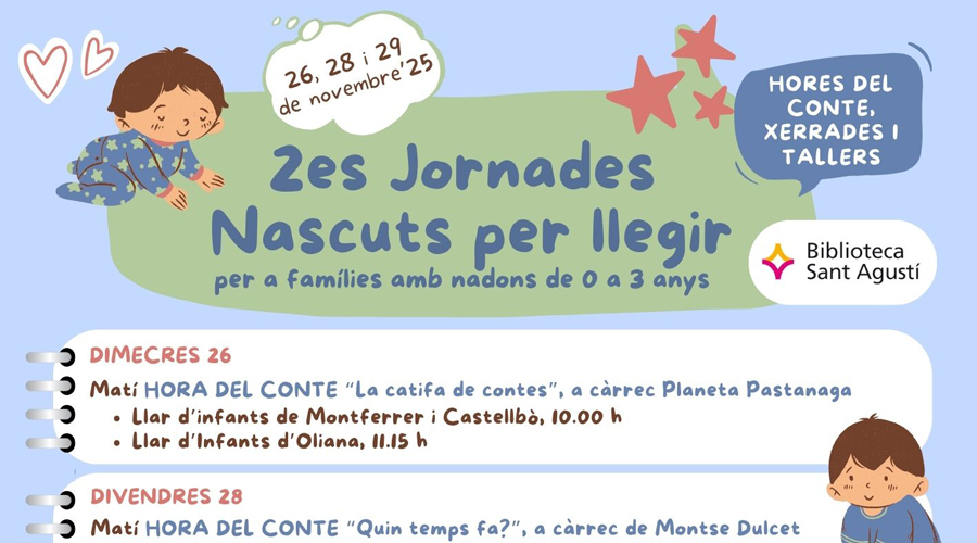 Cartell anunciador de les jornades (Aj. la Seu)