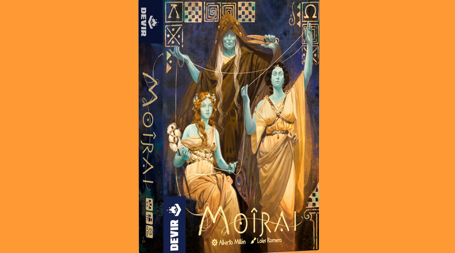 Capsa del joc "Moirai"