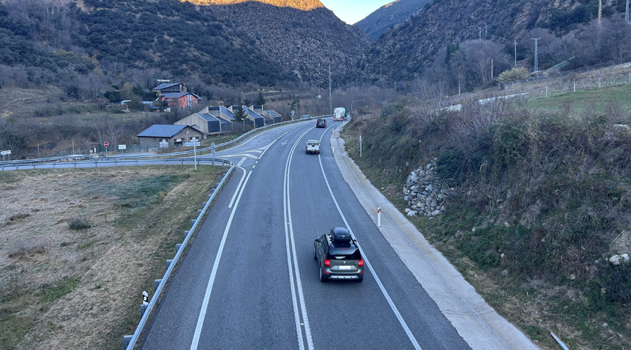 L'N-145 entre la Seu i Andorra (Delegació del Govern de la Generalitat de Catalunya a Andorra)