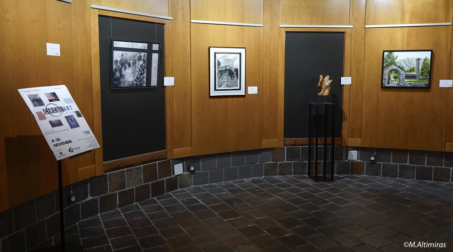 Obres del Circul'Art exposades a l'Institucional. Foto: @M.Altimiras