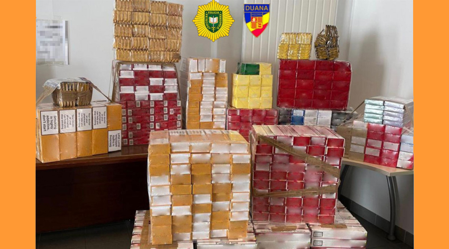 La darrera quantitat de tabac comissada per la Policia (Policia d'Andorra)