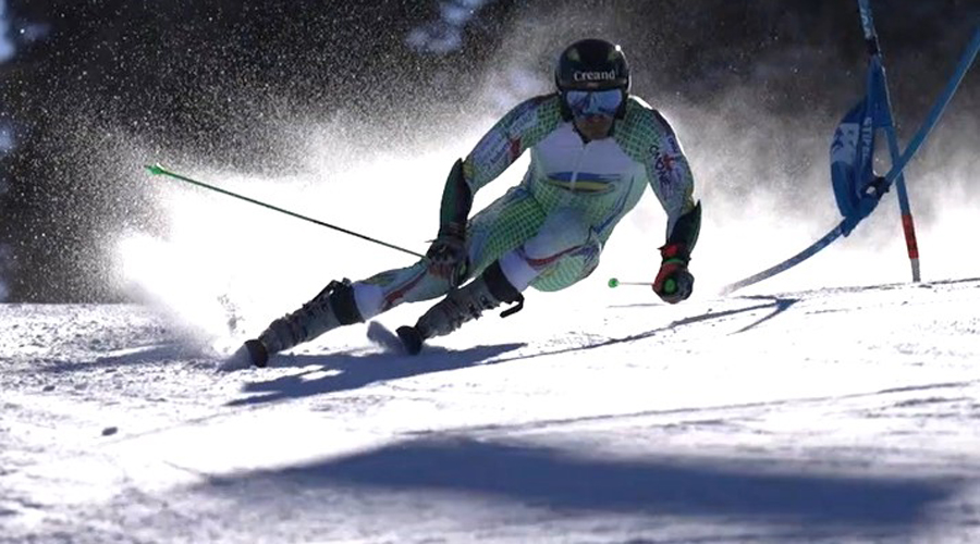 Joan Verdú entrenant a Copper Mountain (FAE)