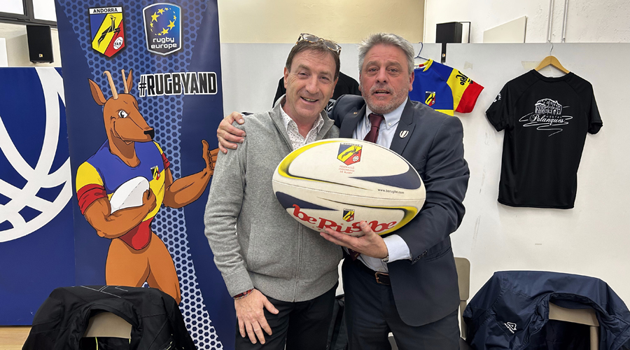 A l'esquerra, Albert Calvo, nou president de l'entitat (VPC)