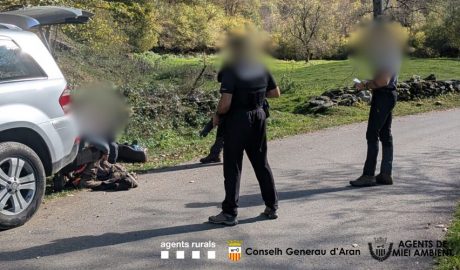 Operatiu conjunt contra la caça furtiva a la Val d'Aran