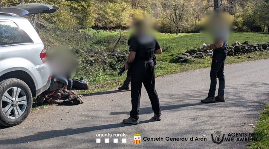Operatiu conjunt contra la caça furtiva a la Val d'Aran (Foto: CGA)