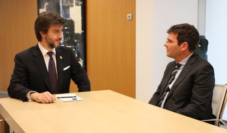 El síndic, Carles Ensenyat, amb el Raonador del Ciutadà, Xavier Cañada