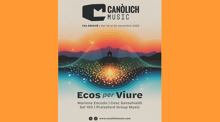 Cartell del Canòlich Music Festival 2025 (Bisbat d'Urgell)
