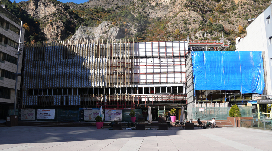 El Centre Cultural Lauredià en obres (Comú de Sant Julià)