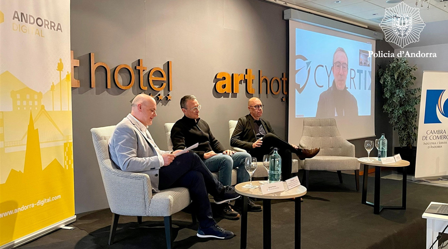 La Policia ha tingut representació a la jornada (Policia d'Andorra)