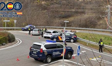 Un control de la Policia Nacional a la Val d'Aran