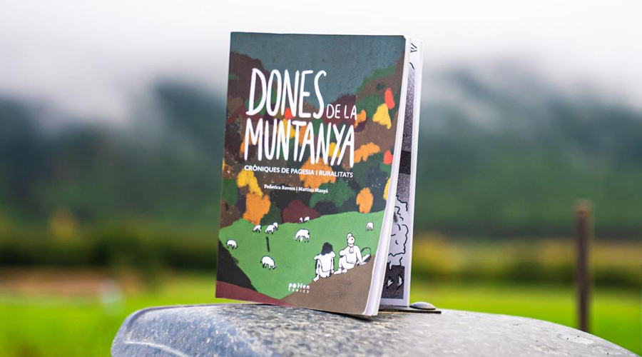 Coberta del llibre Dones de la muntanya. Cròniques de pagesia i ruralitats (Govern.cat)