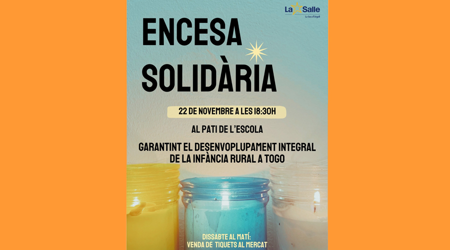 Cartell anunciant l'Encesa Solidària