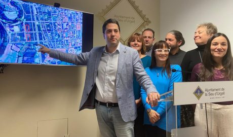 L'equip de govern a l'Ajuntament urgellenc amb l'alcalde al capdavant