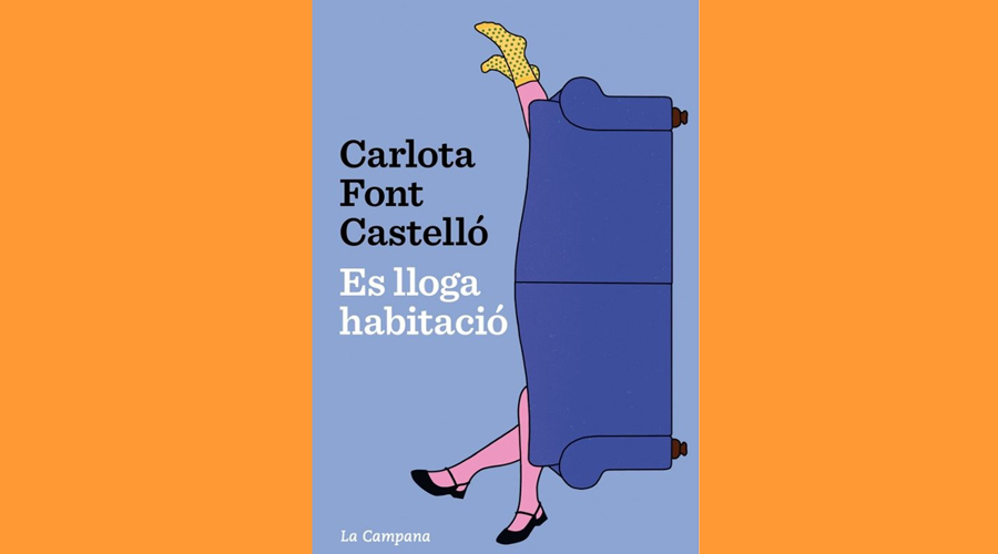 Portada del llibre "Es lloga habitació", de Carlota Font Castelló