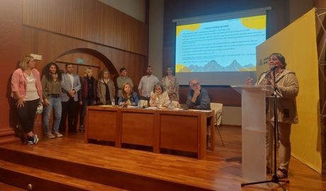 L'executiva d'ERC de l'Alt Pirineu i Aran, en una assemblea a la Seu d'Urgell