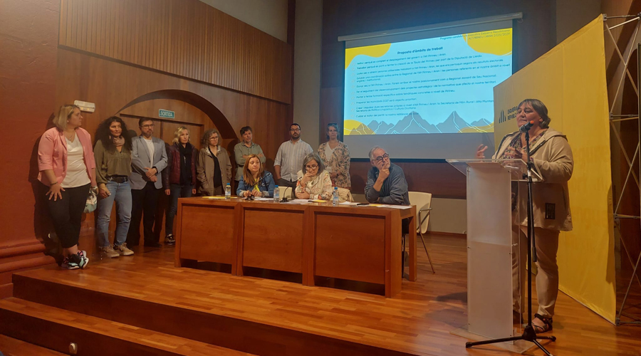 L'executiva d'ERC de l'Alt Pirineu i Aran, en una assemblea a la Seu d'Urgell (RàdioSeu)