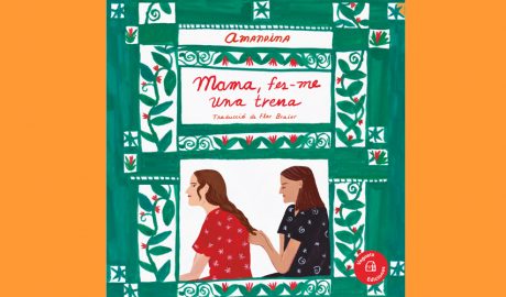 Coberta del llibre infantil "Mama, fes-me una trena"